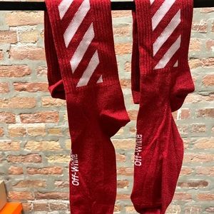 Brand new off white long socks